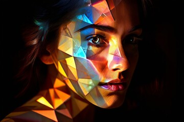 geometric prisms geometric prisms refracting light around a pers