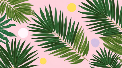 palm tree leaves