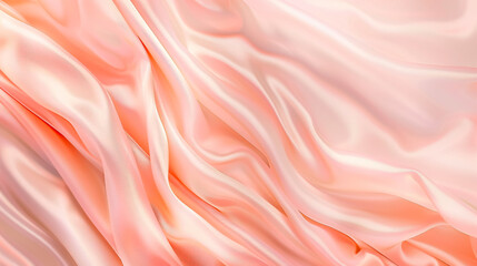 Obraz premium A light pale coral abstract background, featuring elegant luxury design with soft peach-pink shades, perfect for Valentine's Day, Mother's Day, or a baby shower.