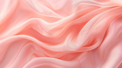 Obraz premium A light pale coral abstract background, featuring elegant luxury design with soft peach-pink shades, perfect for Valentine's Day, Mother's Day, or a baby shower.