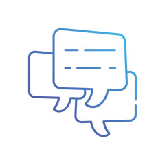 Messaging vector icon
