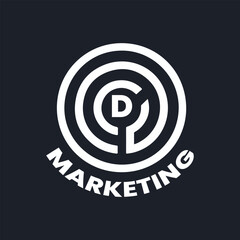 Digital marketing logo design.
