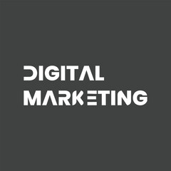 Digital marketing logo design.