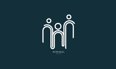 diversity people team family colourful logo vector icon symbol	
