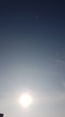 blue sky with clouds