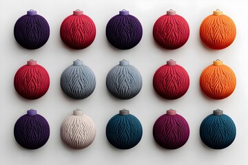 Colorful Decorative Ornaments Collection