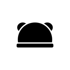 Baby hat icon Thin line flat illustration