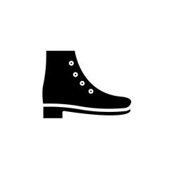 Brisk boots icon Thin line flat illustration