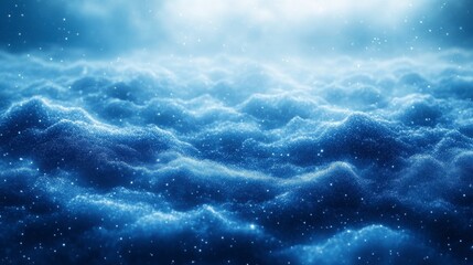 Fototapeta premium Mesmerizing Winter Landscape with Sparkling Snow