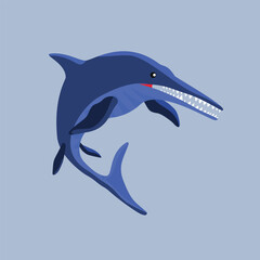 Ichthyosaurus Dinosaur Carnivore	Dolphin-like, feeds on fish and squid.