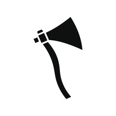 Hatchet icon (2) Thin line flat illustration