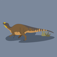 Muttaburrasaurus was a genus of herbivorous iguanodontian ornithopod dinosaur, which lived in what is now northeastern Australia