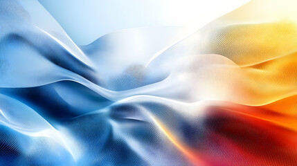 Abstract Colorful Wave Background Illustration