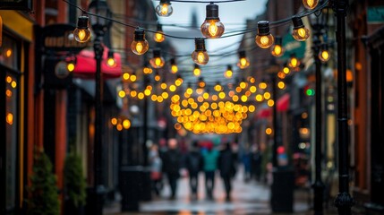 Energetic City Street Festival Food Vendors