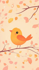 cute nature beautiful fluffy bird background