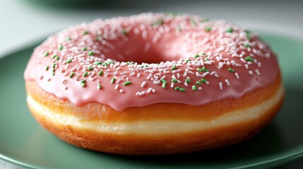 Pink Glazed Donut with Sprinkles: A Sweet Treat for Every Occasion