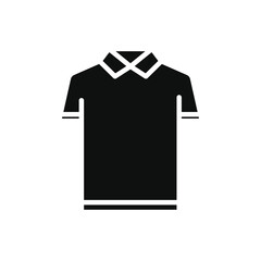 Soccer jersey icon Thin line flat illustration