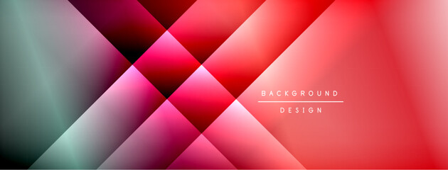 Dynamic shadow lines with gradient colors geometric background