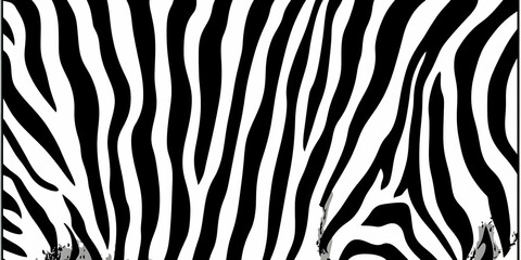 Abstract Zebra Stripes Background Illustration