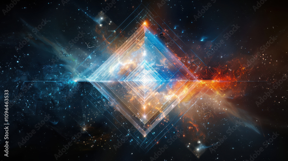 Poster manipulating geometric data in quantum computing interfaces virtual reality environment soft hologra
