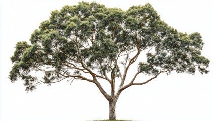 Majestic Eucalyptus Tree in Pristine Landscape