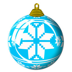 Obraz premium Boule de Noël décrorée