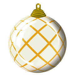 Boule de No&euml;l d&eacute;cror&eacute;e