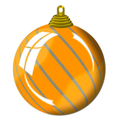 Boule de No&euml;l d&eacute;cror&eacute;e