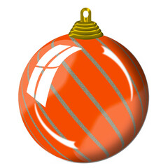 Boule de Noël décrorée
