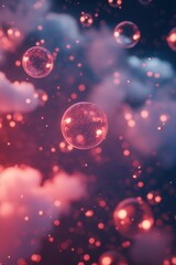 Naklejka premium Floating Bubbles