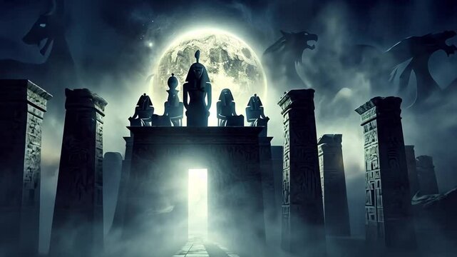 God of ancient Egypt, the ancient Egyptian god of death and the world of the dead