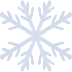 snowflake on a white background