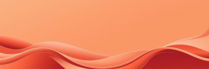 Abstract terracotta waves background with smooth flow design for elegant banners, wallpapers, and posters, elegant, wallpaper, illustration