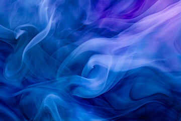 Obraz premium Swirling blue and purple patterns create an abstract desktop background for creative inspiration