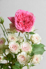 スプレー薔薇の花束