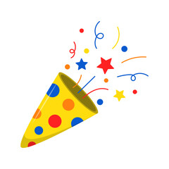 Confetti Popper Illustration
