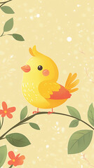 cute nature beautiful fluffy bird background