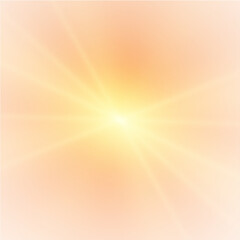 png star flashed with sparkles isolated on white background.png he yellow sun, a flash, a soft glow without departing rays. Vector illustration of abstractbackground