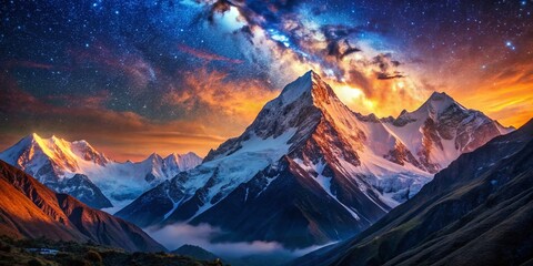 Breathtaking Night Photography SnowCapped Peaks
