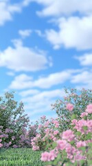 Obraz premium A Delicate Spring Garden