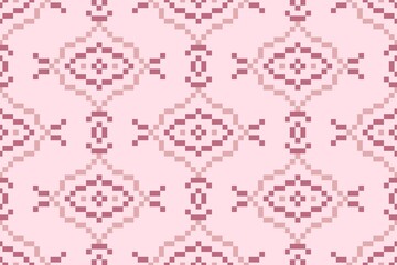 seamless geometric square pixel art background illustration design decoration for a variety of fabrics 