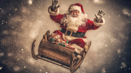 Fototapeta premium Santa Christmas Photography
