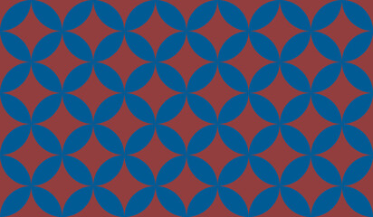 vintage colored four point star shape pattern background
