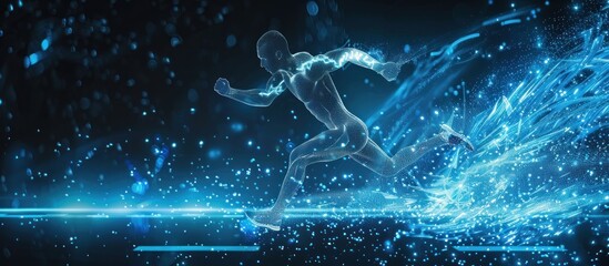 Abstract Runner: A Digital Representation of Speed and Energy