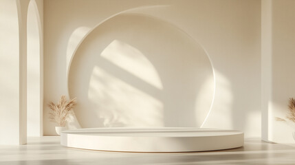 Minimalist Futuristic Virtual Space with Clean Design and Modern Lighting