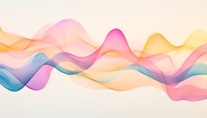 Abstract waves in soft colors, creating a soothing and dynamic visual flow.