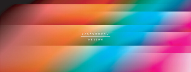 Fototapeta premium Dynamic shadow lines with gradient colors geometric background