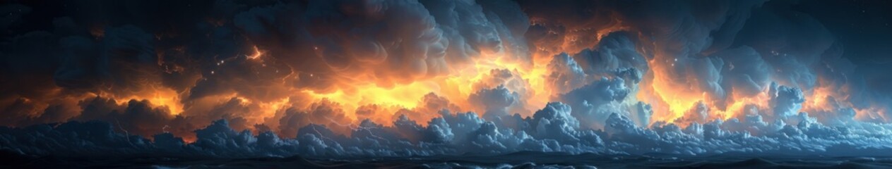 Fototapeta premium Glowing Cloudscape