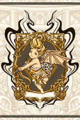 devil cupid illustration