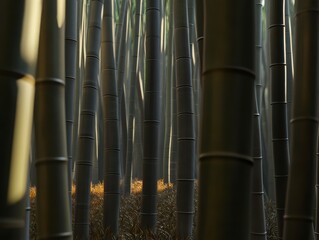 Bamboo Forest Sunlight